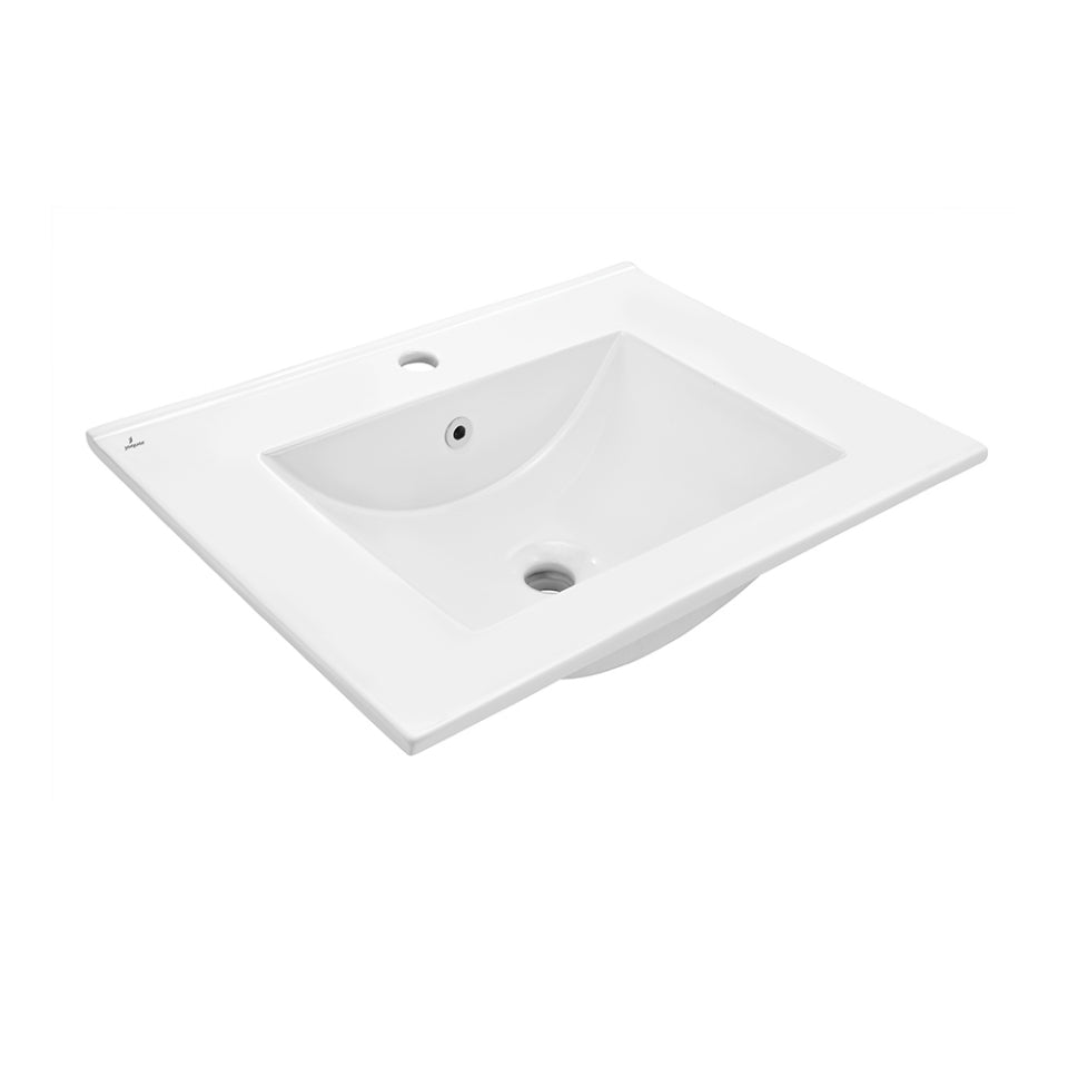 Jaquar Kubix Prime Counter Top Basin - White