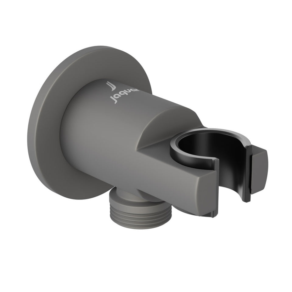 Jaquar Wall Outlet with Shower Hook - Graphite