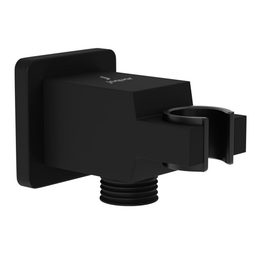 Jaquar Wall Outlet with Shower Hook - Black Matt