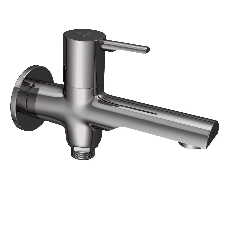 Jaquar Florentine Prime 2 Way Bib Cock - Black Chrome