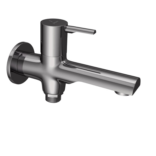 Jaquar Florentine Prime 2 Way Bib Cock - Black Chrome