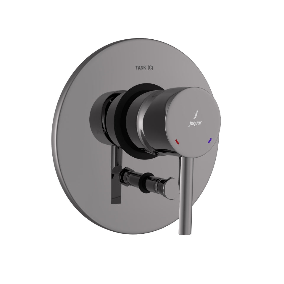 Jaquar Florentine Prime 3-Inlet Single Lever Concealed Diverter - Black Chrome
