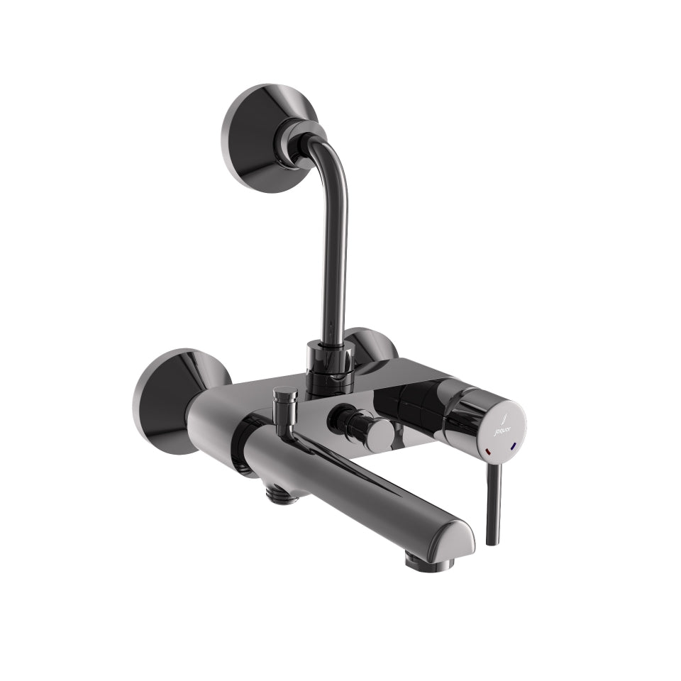 Jaquar Florentine Prime Single Lever Wall Mixer 3-in-1 System - Black Chrome