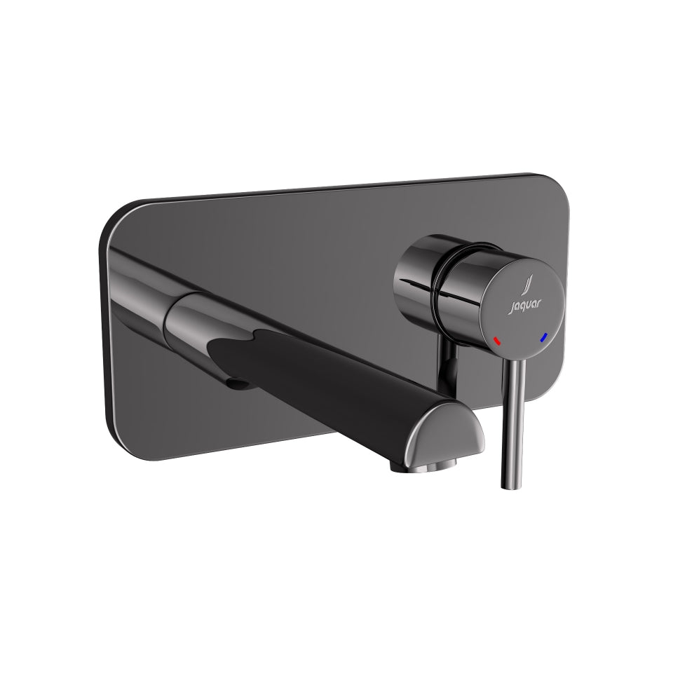 Jaquar Florentine Prime Exposed Part Kit of Single Lever Basin Mixer Wall Mounted - Black Chrome