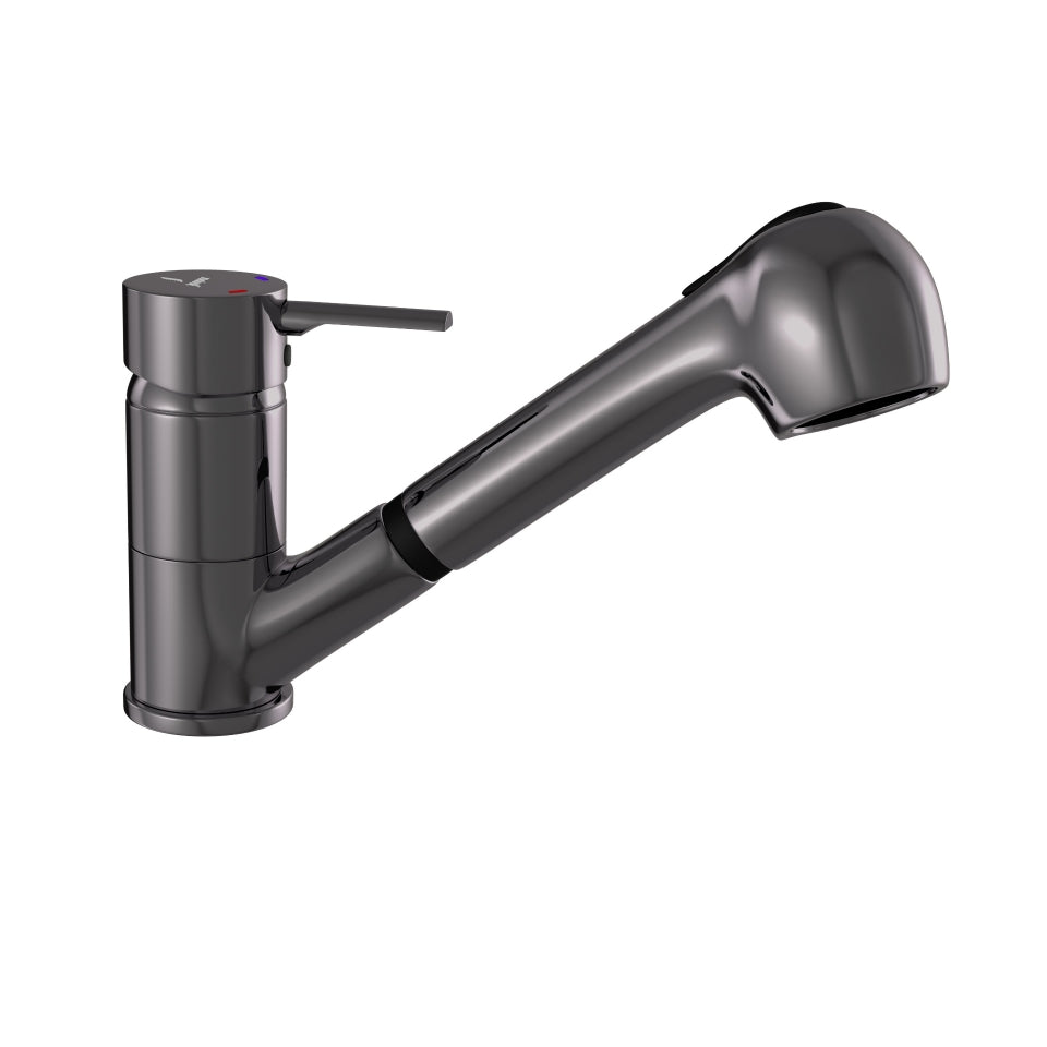 Jaquar Florentine Prime Single Lever Sink Mixer - Black Chrome