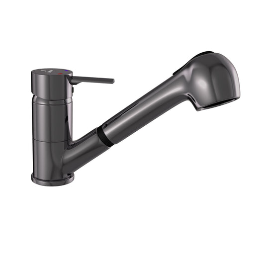 Jaquar Florentine Prime Single Lever Sink Mixer - Black Chrome