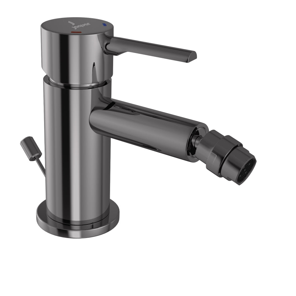 Jaquar Florentine Prime Single Lever 1-Hole Bidet Mixer - Black Chrome