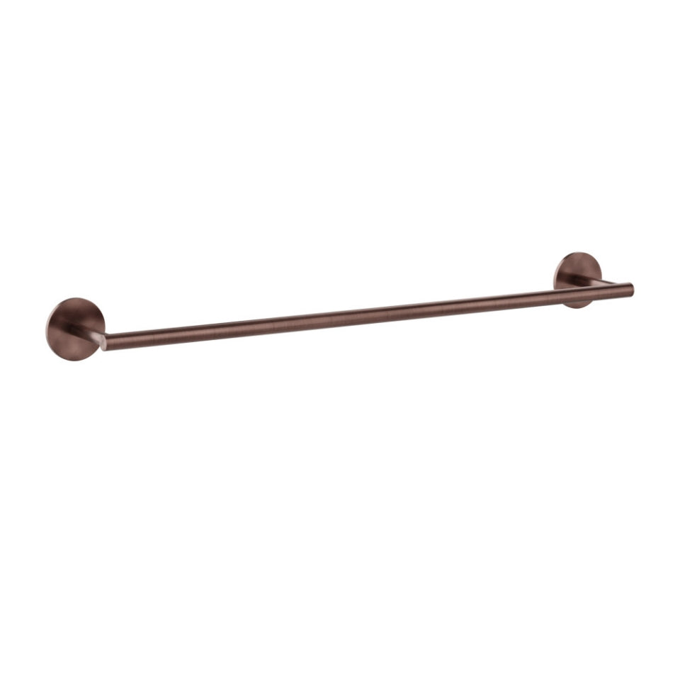 Jaquar Continental Single Towel Rail 450mm Long - Antique Copper