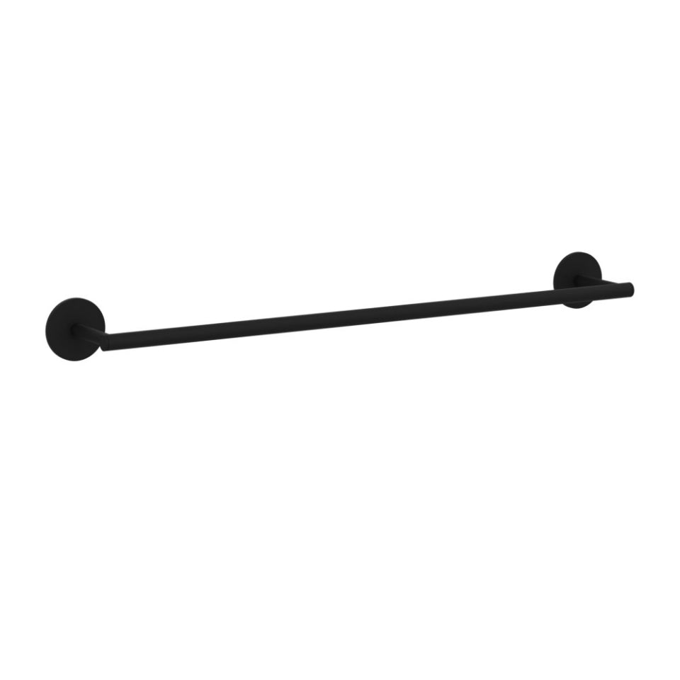 Jaquar Continental Single Towel Rail 450mm Long - Black Matt