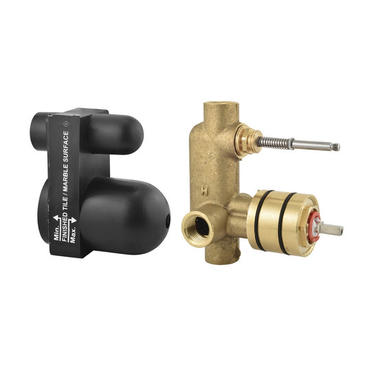 Jaquar Concealed Body for Single Lever Diverter 40mm Cartridge - Chrome