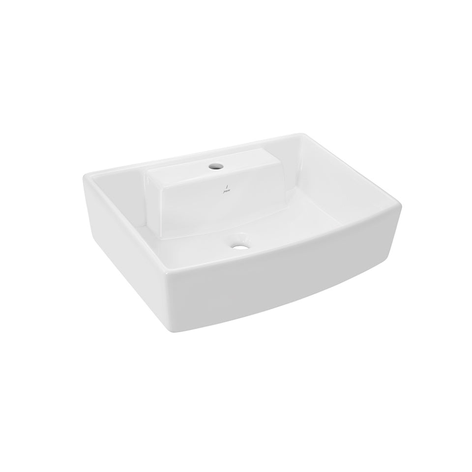 Jaquar Kubix Prime Wall Hung Basin - White