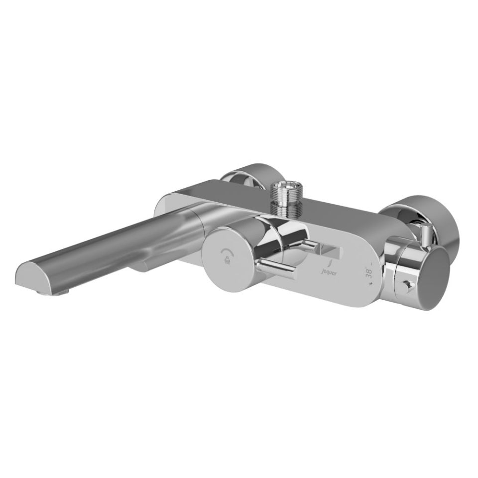Jaquar Florentine Prime Exposed Thermostatic Bath & Shower Mixer - Chrome