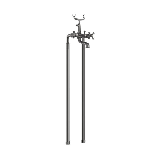 Jaquar Queens Bath and Shower Mixer - Black Chrome