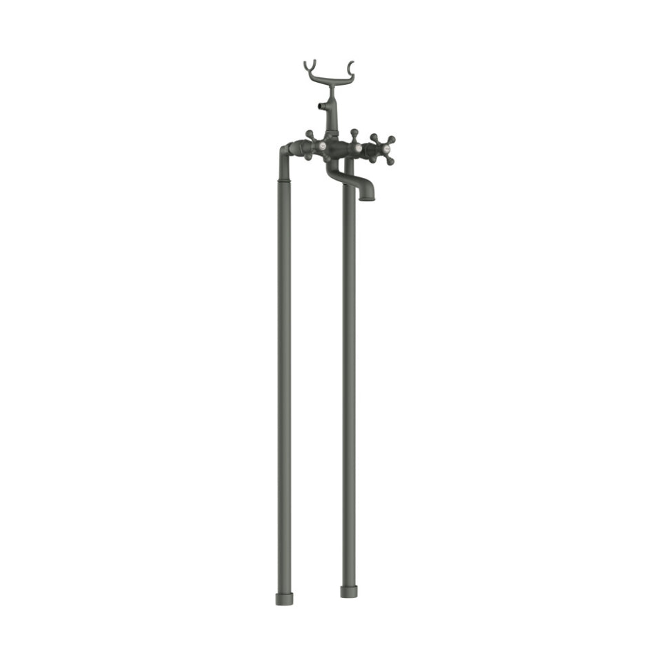 Jaquar Queens Bath and Shower Mixer - Graphite