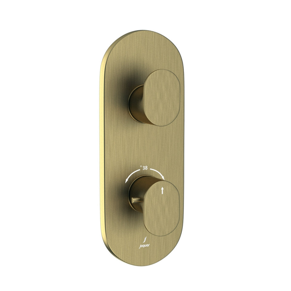 Jaquar Opal Prime Thermostatic Shower Mixer - Antique Bronze
