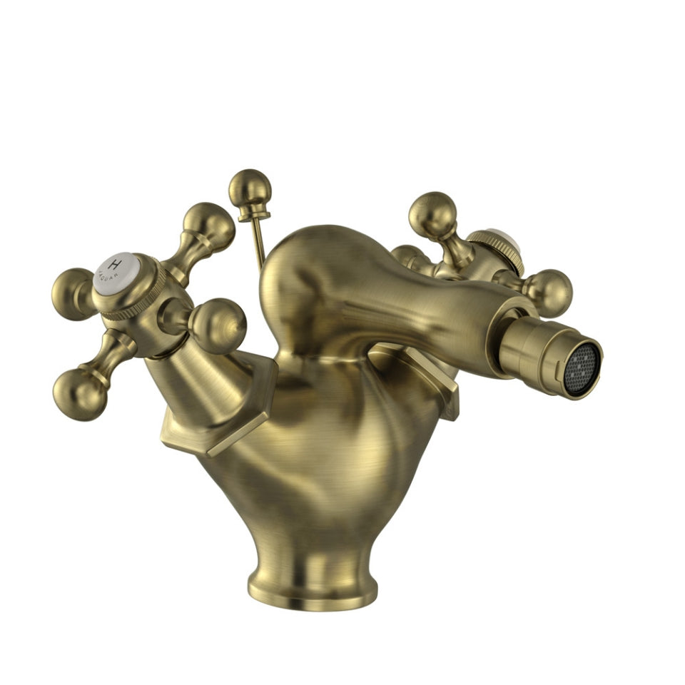 Jaquar Queens 1 Hole Bidet Mixer - Antique Bronze