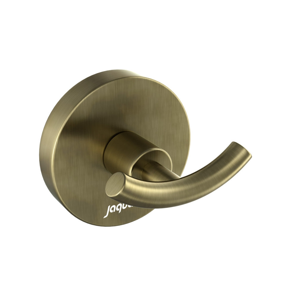 Jaquar Continental Double Coat Hook - Antique Bronze