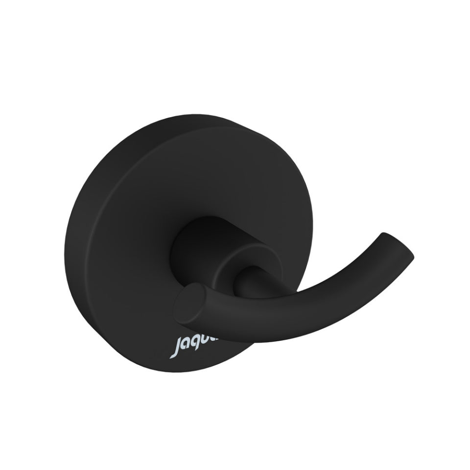 Jaquar Continental Double Coat Hook - Black Matt