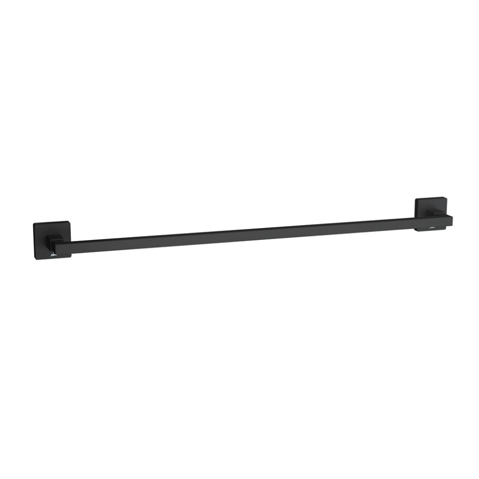 Jaquar Kubix Prime Single Towel Rail - Black Matt