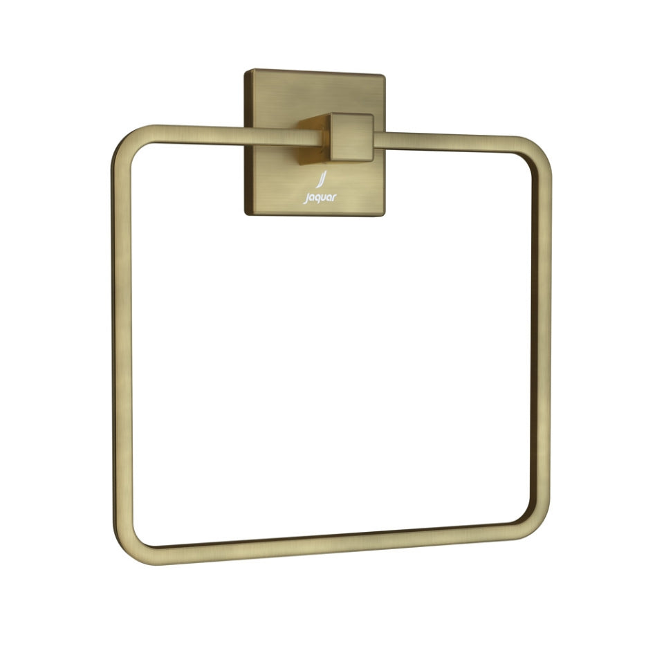 Jaquar Kubix Prime Towel Ring Square - Antique Bronze