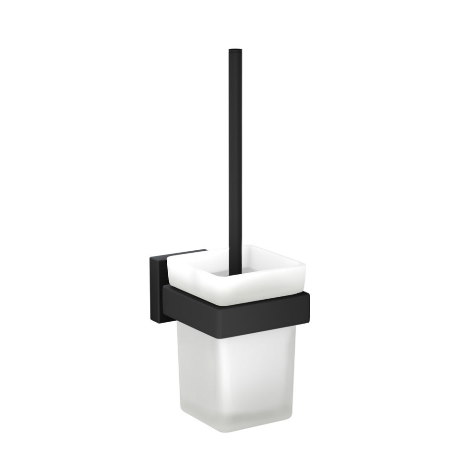 Jaquar Kubix Prime W.C. Brush Holder - Black Matt