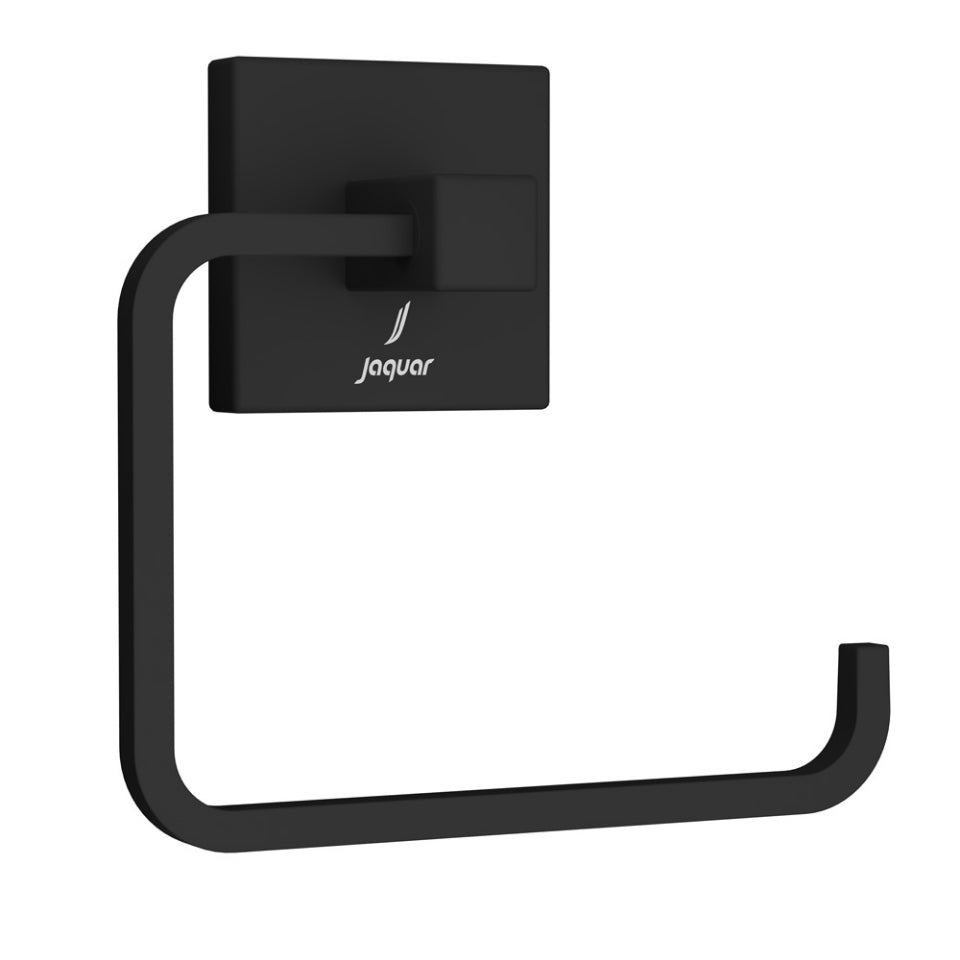 Jaquar Kubix Prime Toilet Roll Holder - Black Matt