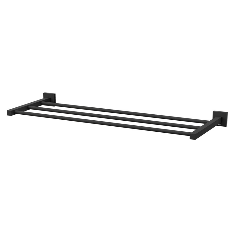 Jaquar Kubix Prime Towel Rack - Black Matt