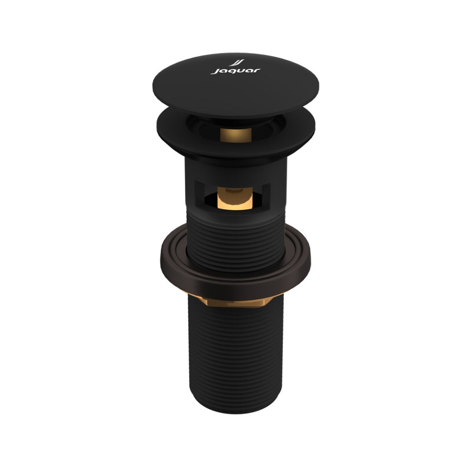 Jaquar Click Clack Waste - Black Matt