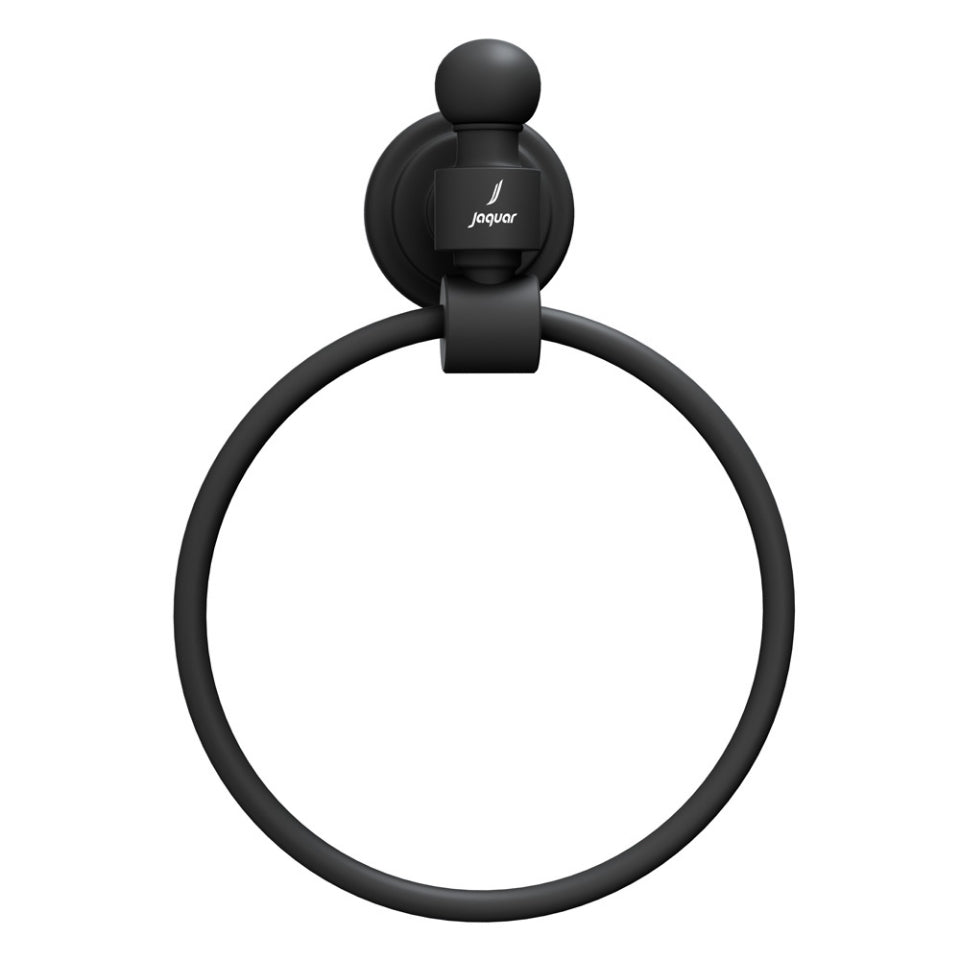 Jaquar Queens Towel Ring Round - Black Matt