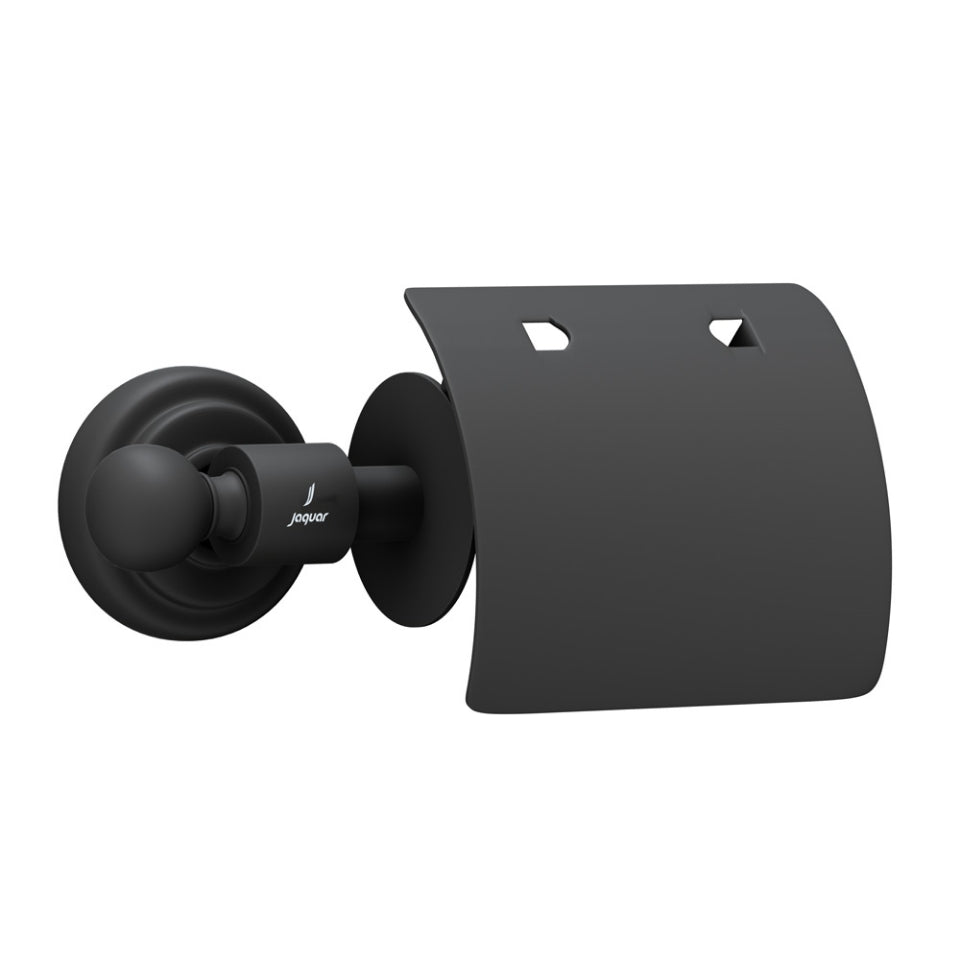 Jaquar Queens Toilet Roll Holder - Black Matt