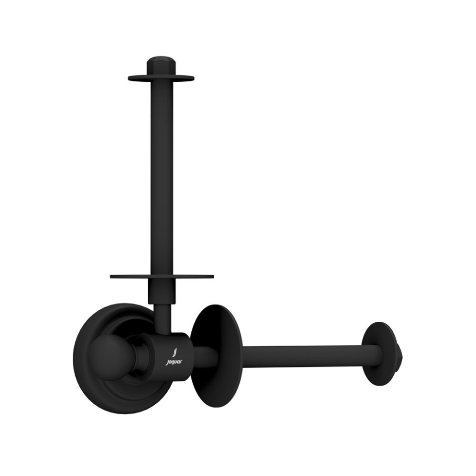 Jaquar Queens Toilet Roll Holder - Black Matt