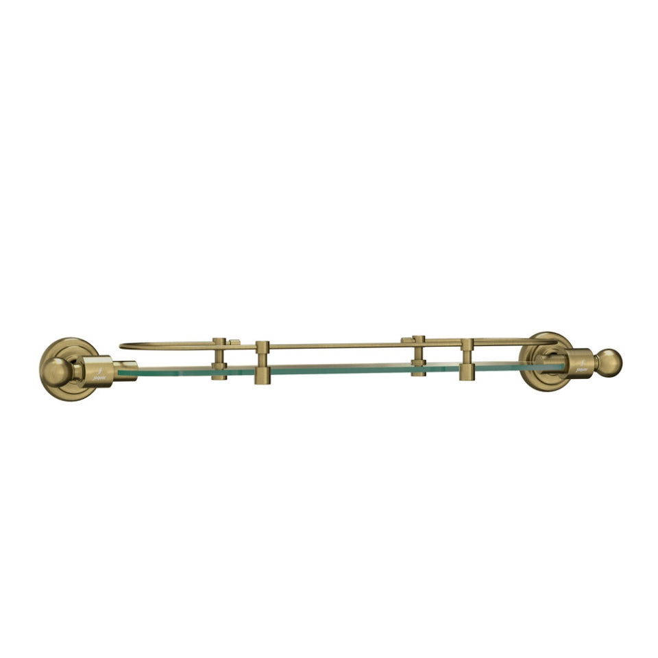 Jaquar Queens Glass Shelf - Antique Bronze