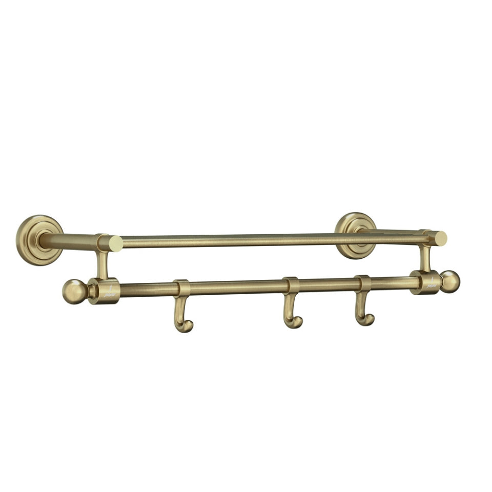 Jaquar Queens Towel Rack - Antique Bronze