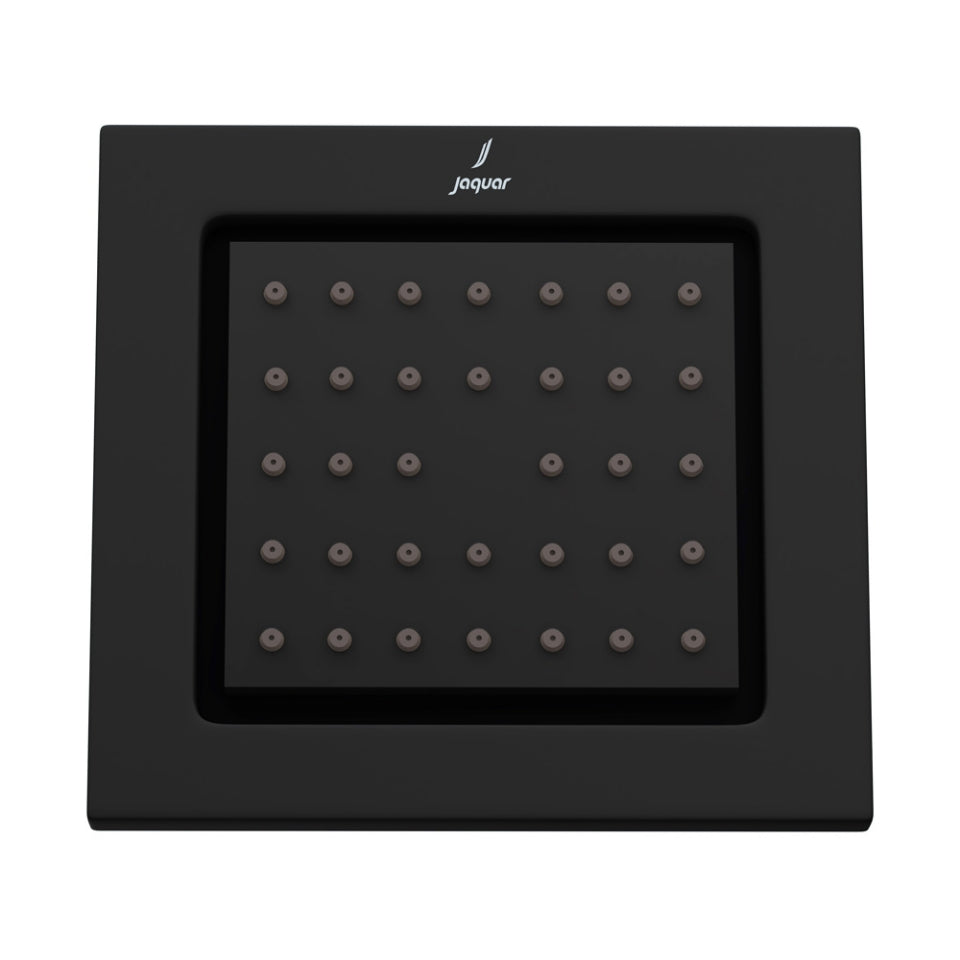 Jaquar Body Shower 130x120mm Rectangular Shape - Black Matt