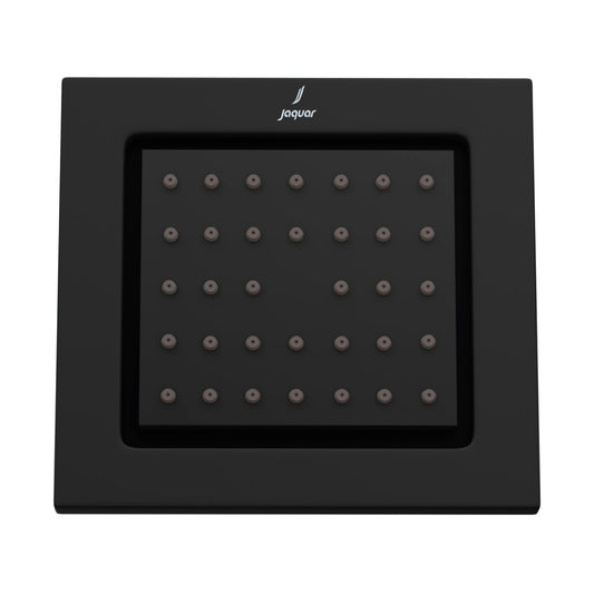 Jaquar Body Shower 130x120mm Rectangular Shape - Black Matt