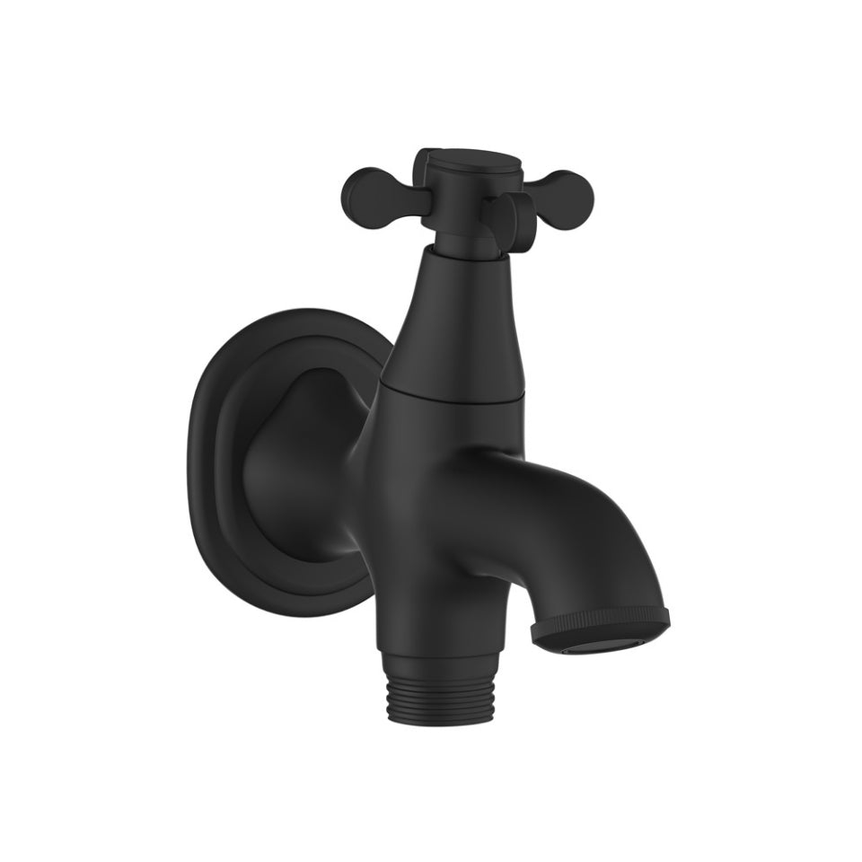 Jaquar Queens Prime 2-Way Bib Cock - Black Matt