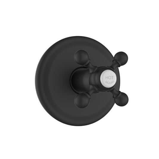 Jaquar Queens 4-Way Diverter for Concealed Fitting - Black Matt