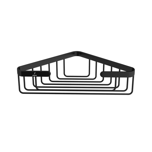Jaquar Continental Corner Shower Basket - Black Matt