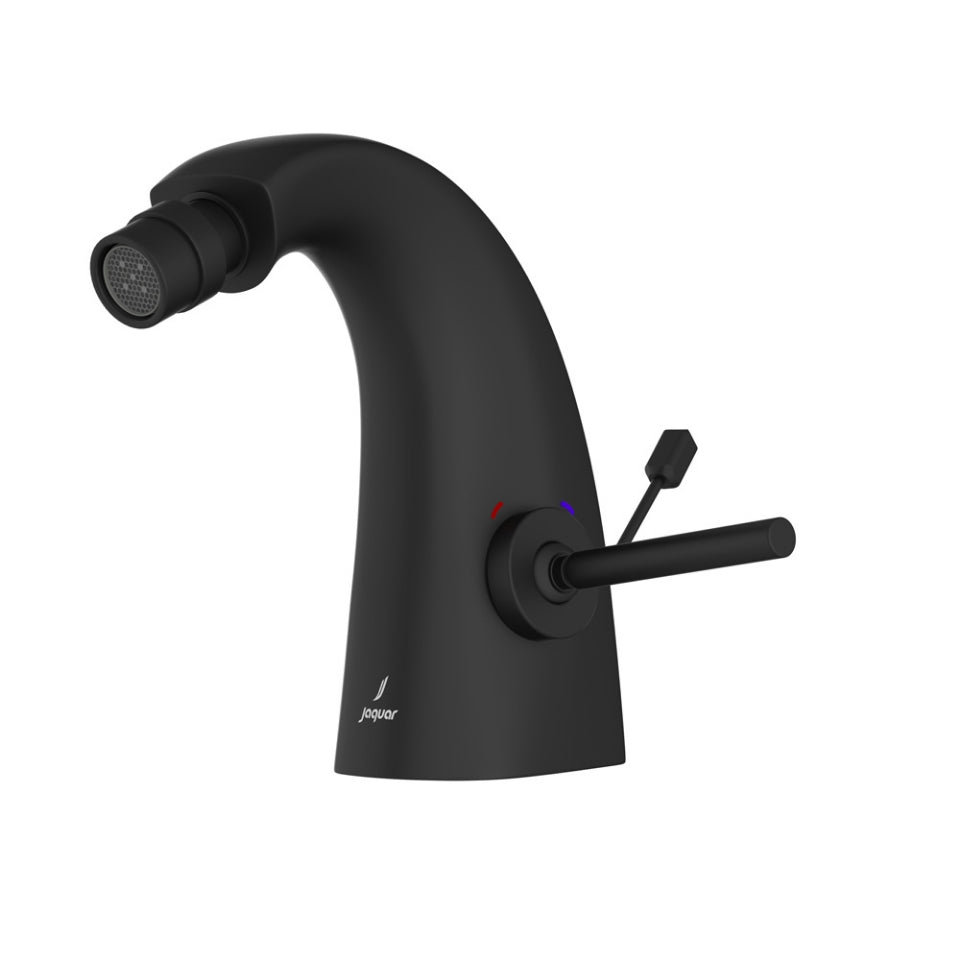Jaquar Joystick 1-Hole Bidet Mixer - Black Matt
