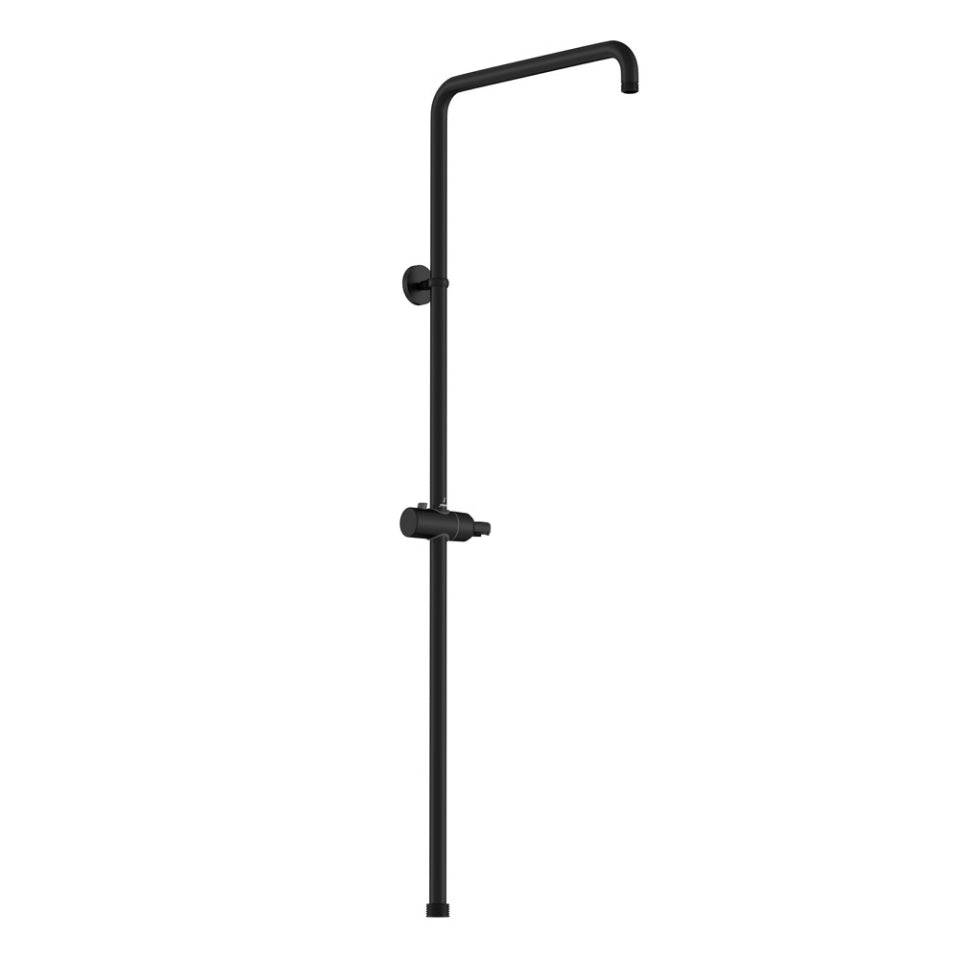 Jaquar Exposed Shower Pipe with Hand Shower Holder - Black Matt