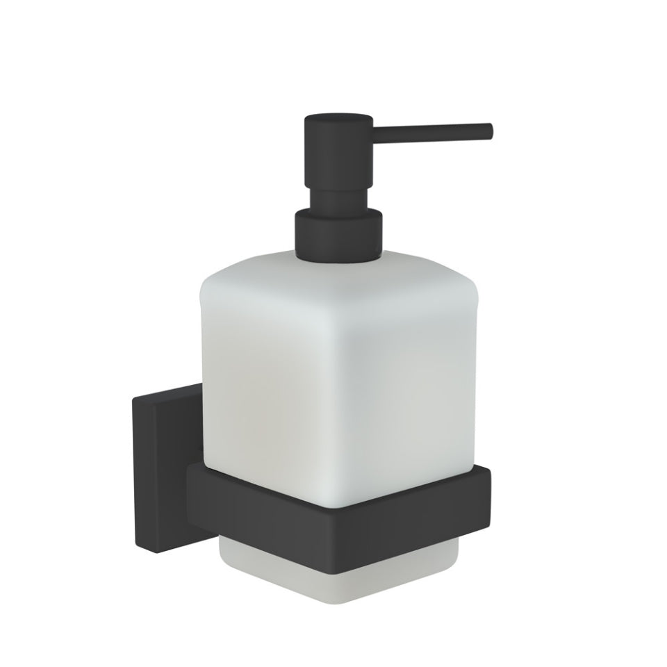 Jaquar Kubix Prime Soap Dispenser - Black Matt