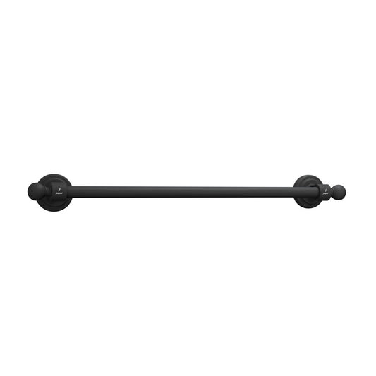 Jaquar Queens Single Towel Rail - Black Matt