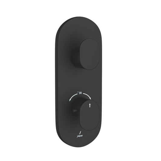 Jaquar Opal Prime Thermostatic Shower Mixer - Black Matt