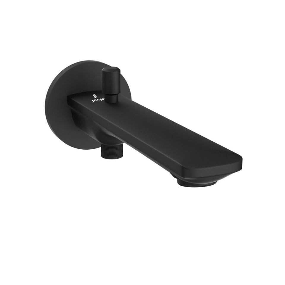 Jaquar Bathtub Spout with Button Attachment - Black Matt