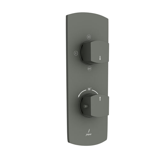 Jaquar Kubix Prime Aquamax Thermostatic Shower Mixer - Graphite