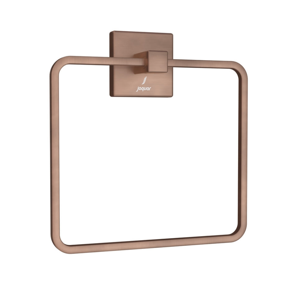 Jaquar Kubix Prime Towel Ring Square - Antique Copper
