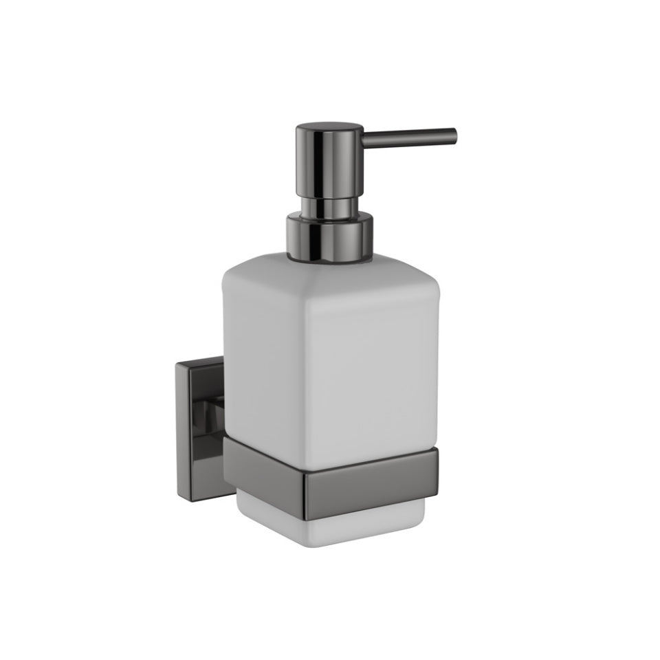Jaquar Kubix Prime Soap Dispenser - Black Chrome