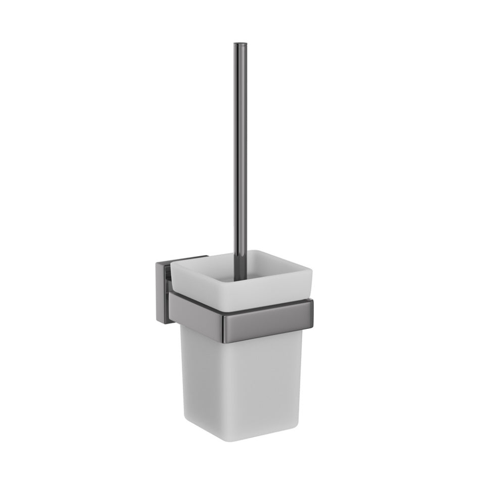 Jaquar Kubix Prime W.C. Brush Holder - Black Chrome