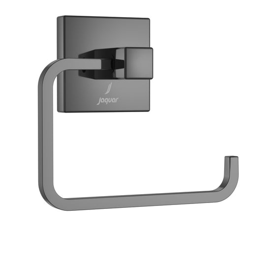 Jaquar Kubix Prime Toilet Roll Holder - Black Chrome