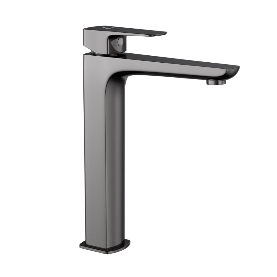 Jaquar Kubix Prime Single Lever Tall Boy - Black Chrome